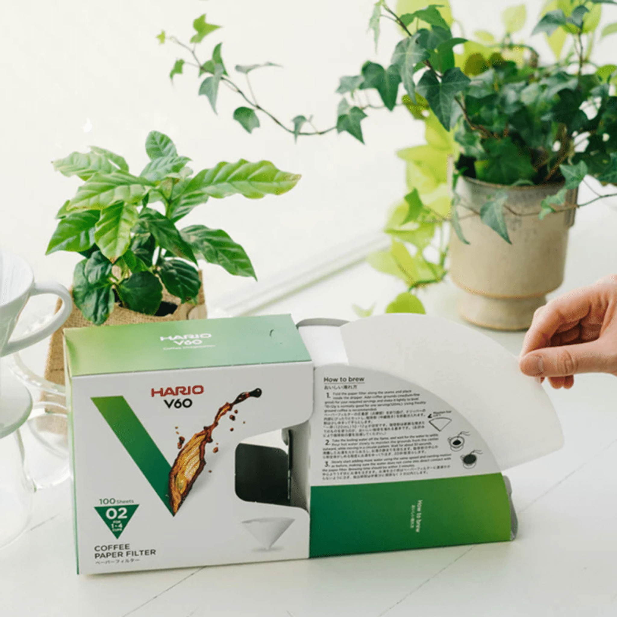 Hario V60 Filter Papers - 100 Pack