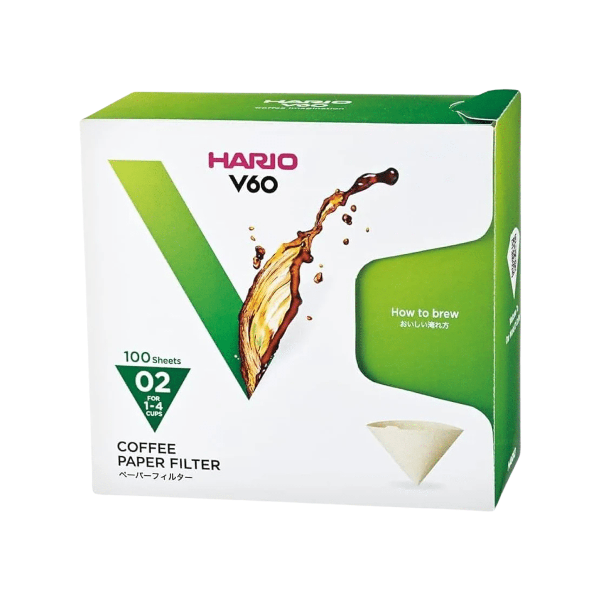Hario V60 Filter Papers - 100 Pack