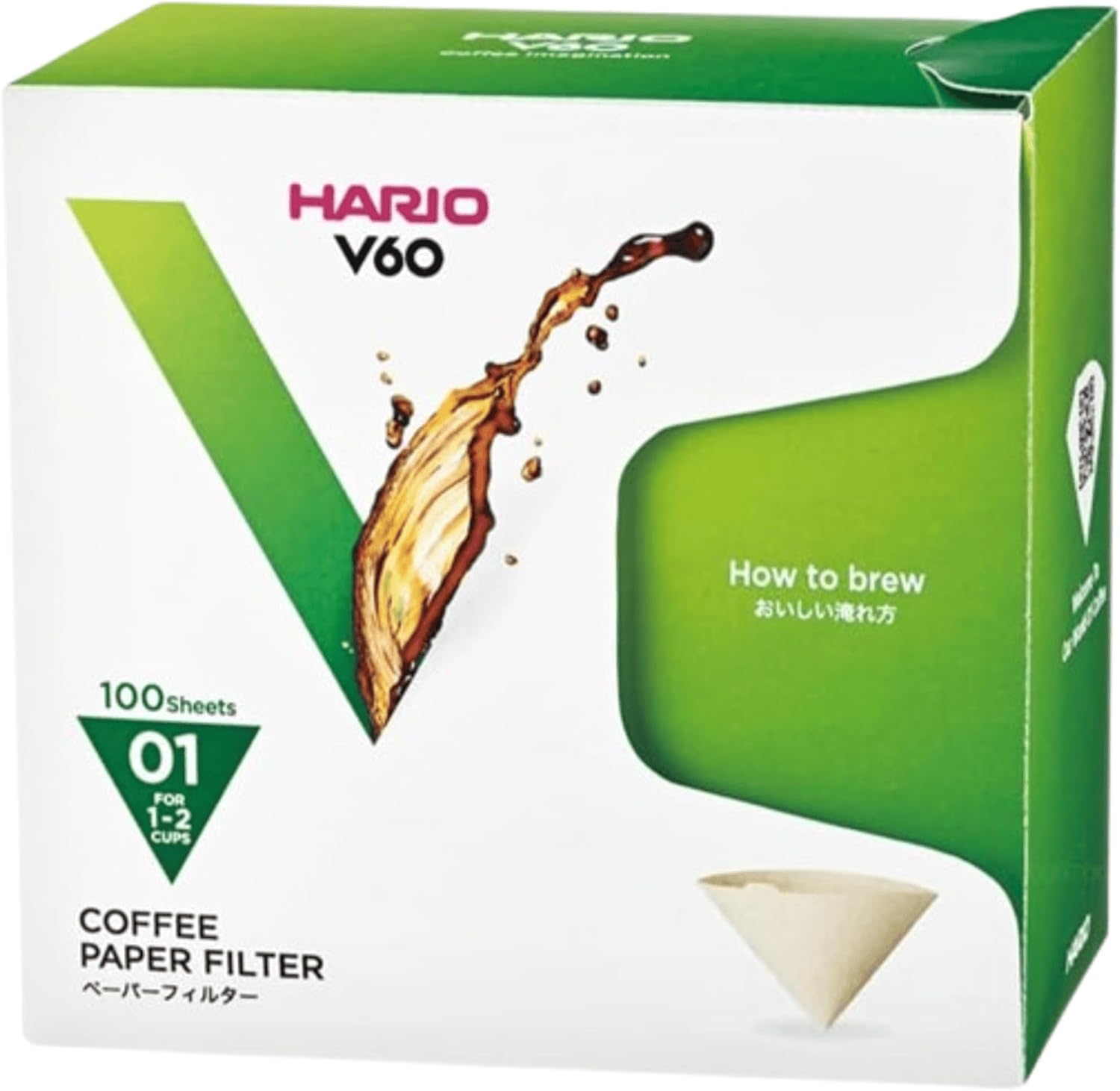 Hario V60 Filter Papers - 100 Pack