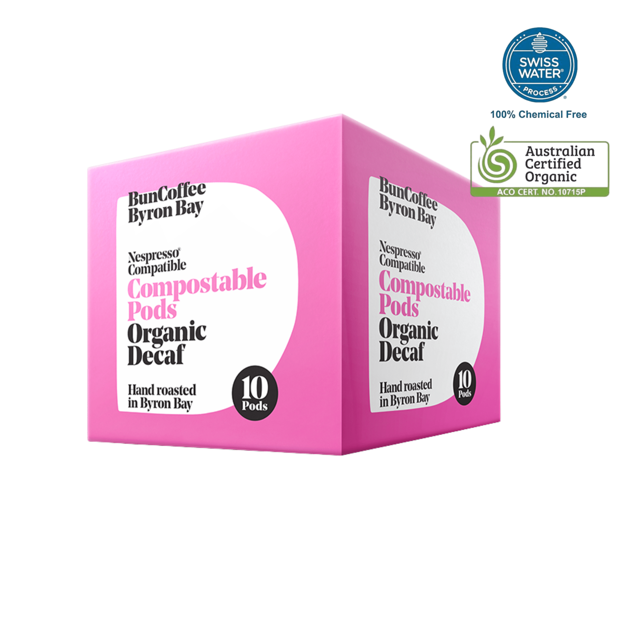 Coffee Pods - 100% Organic Decaffeinated