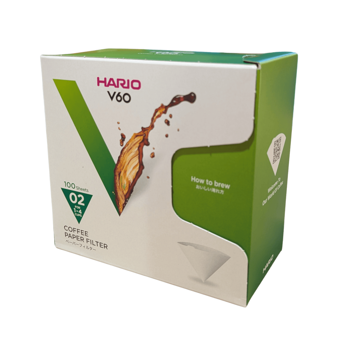 Hario V60 Filter Papers - 100 Pack