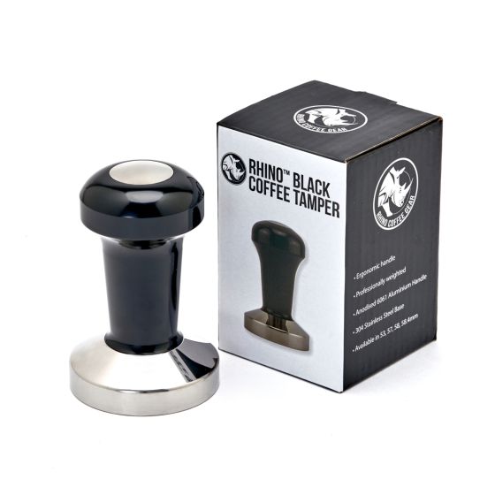 Rhino Black Coffee Tamper 58mm